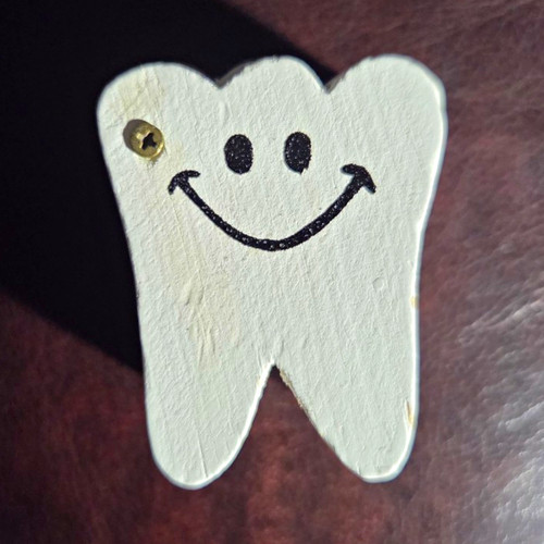 Vtg handmade tooth keepsake - vtg,